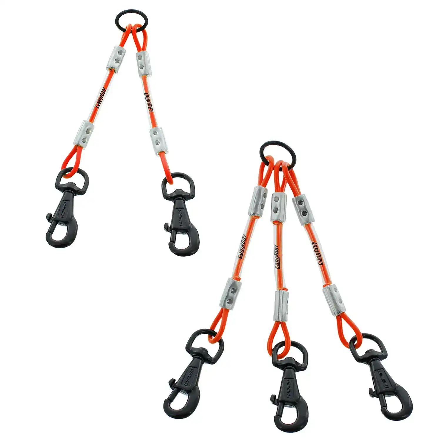 Canihunt X-Treme Sdoppiatore Cavo Arancione 25 cm