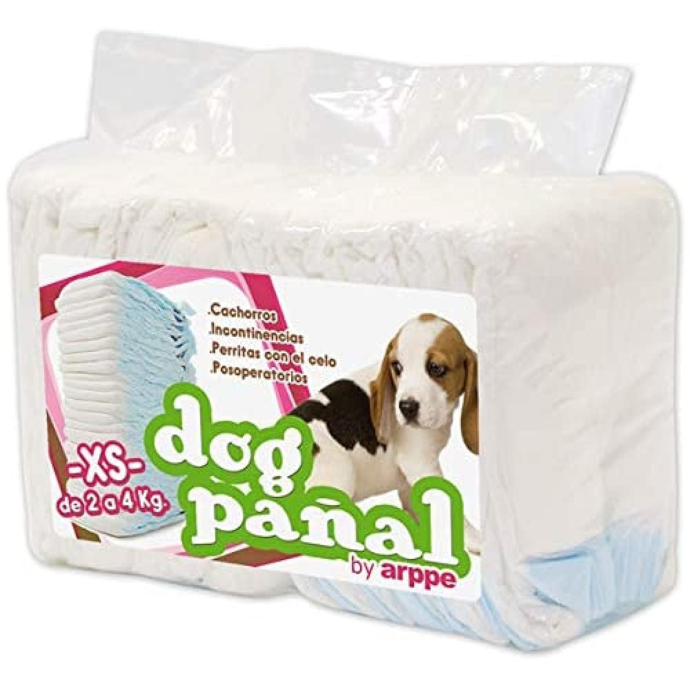 Arppe 2975010500 Pannolino Cane XXS 12 Pezzi con Foro Coda