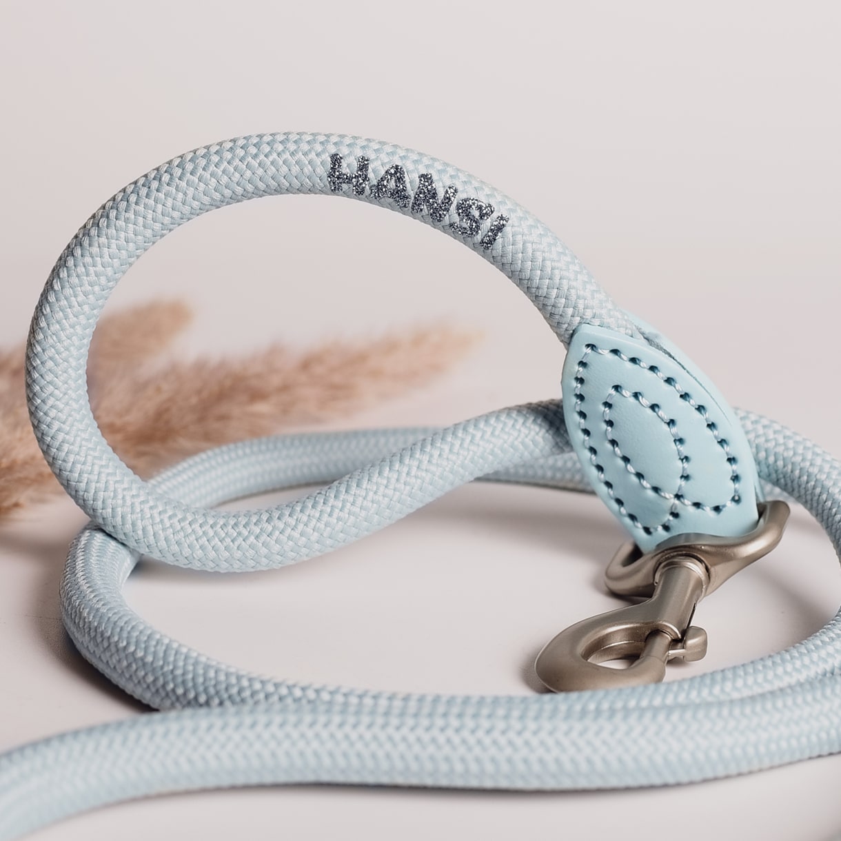 Ne&No guinzaglio corda cani personalizzato pelle 120 cm