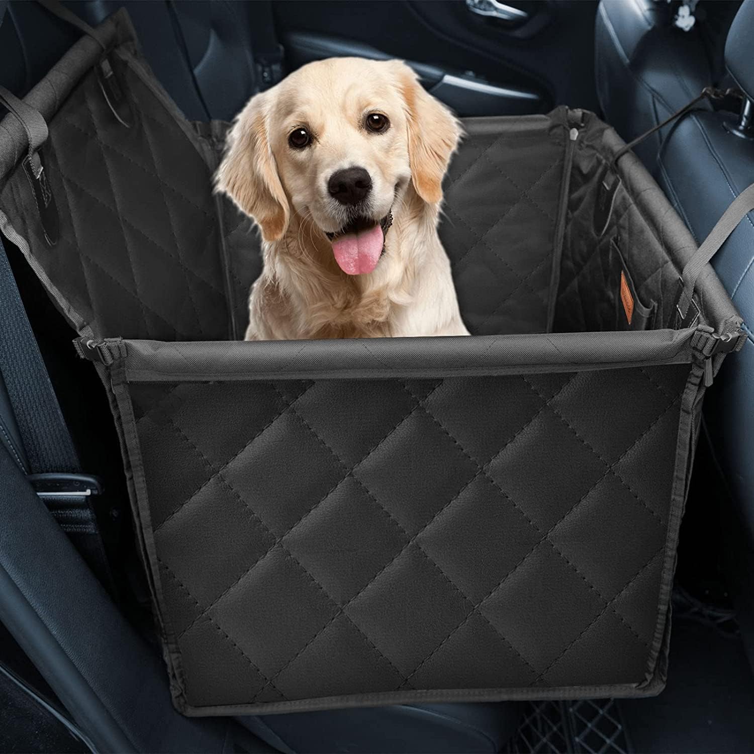 Looxmeer Seggiolino Auto per Cani Taglia Piccola Media Impermeabile