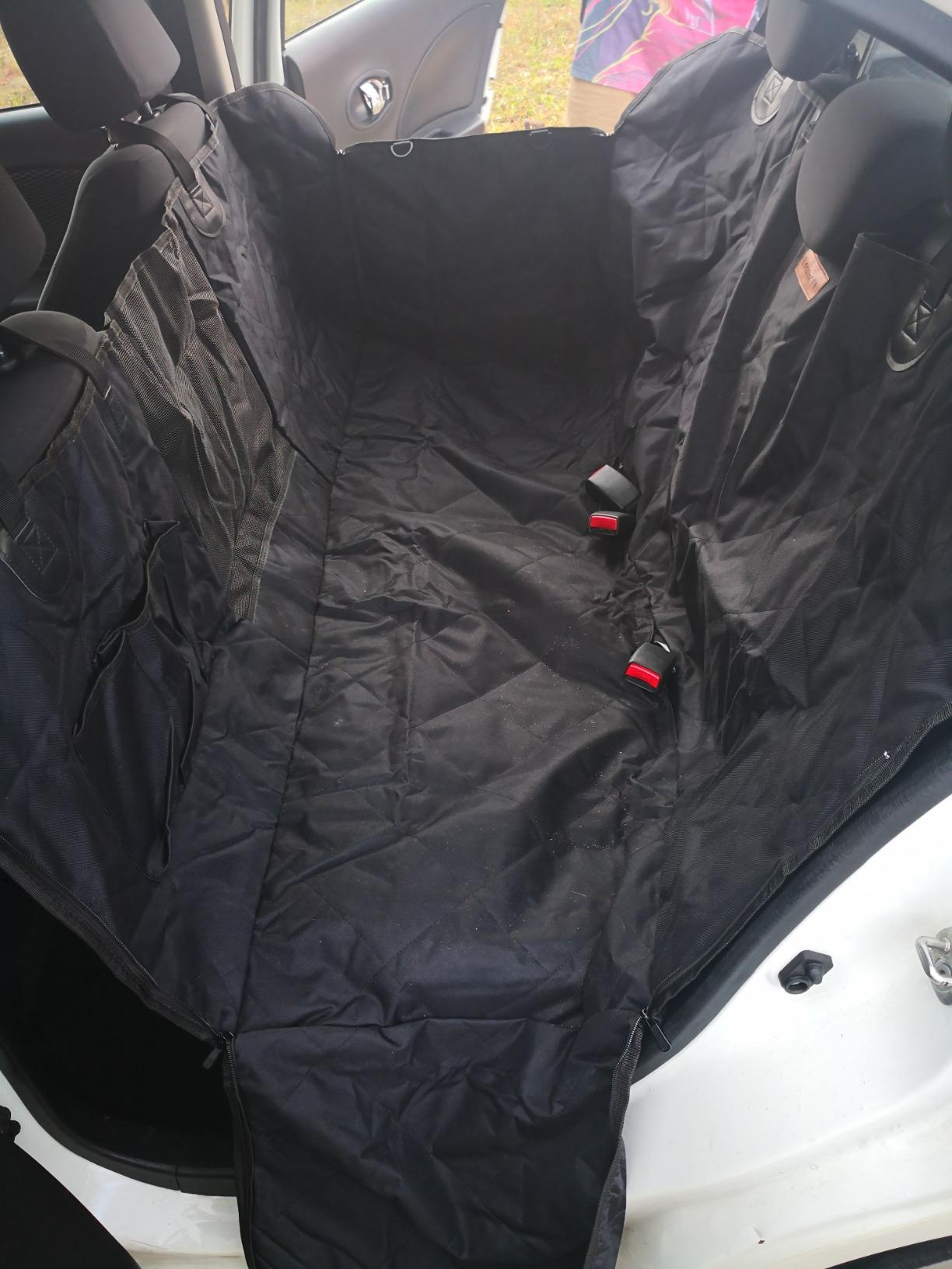 Looxmeer Trasportino Cani Auto Sedile Posteriore Nero 26kg