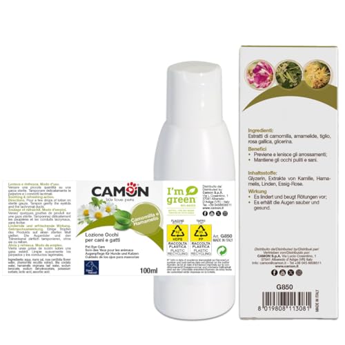 Camon Lozione Occhi Cani e Gatti 100 ml Camomilla
