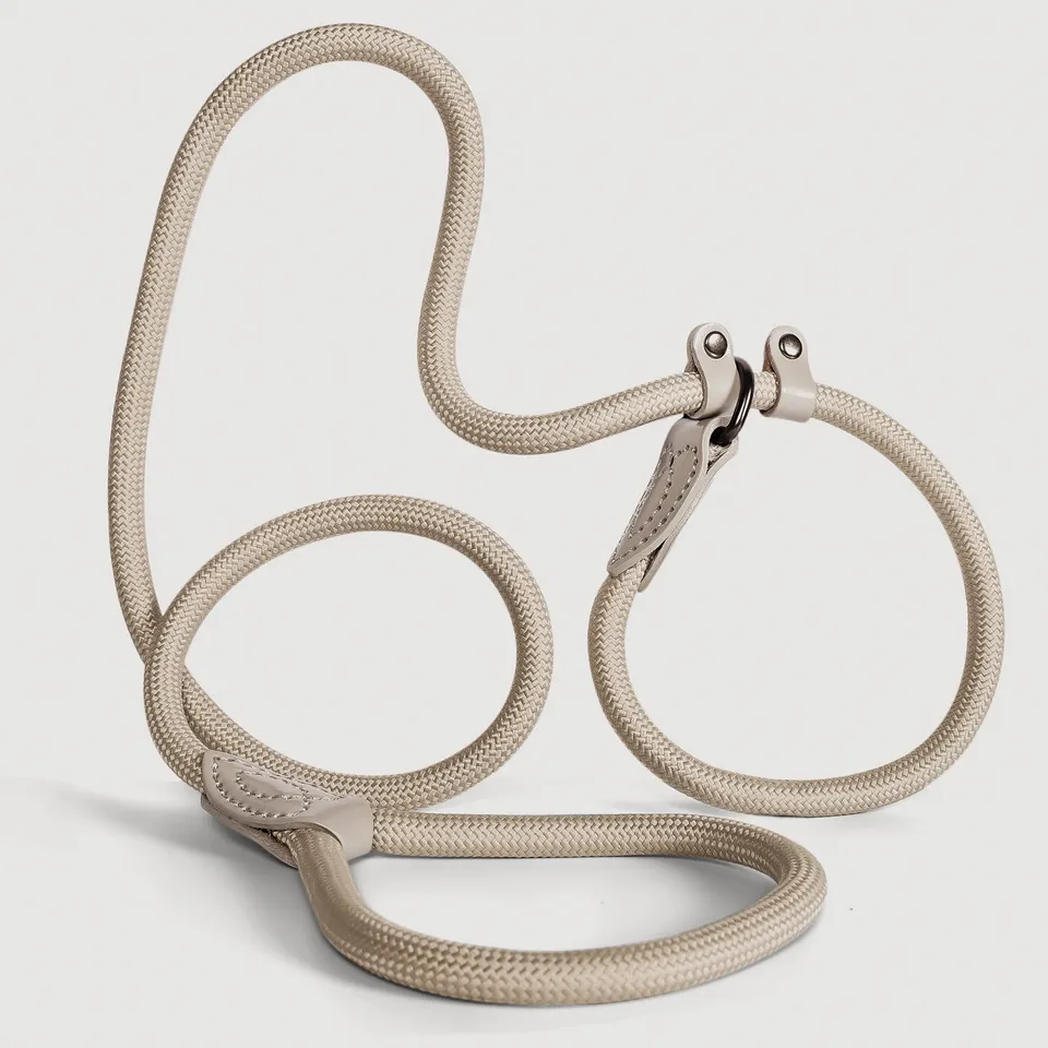 Ne&No Retriever guinzaglio corda cane 150 cm pelle vera