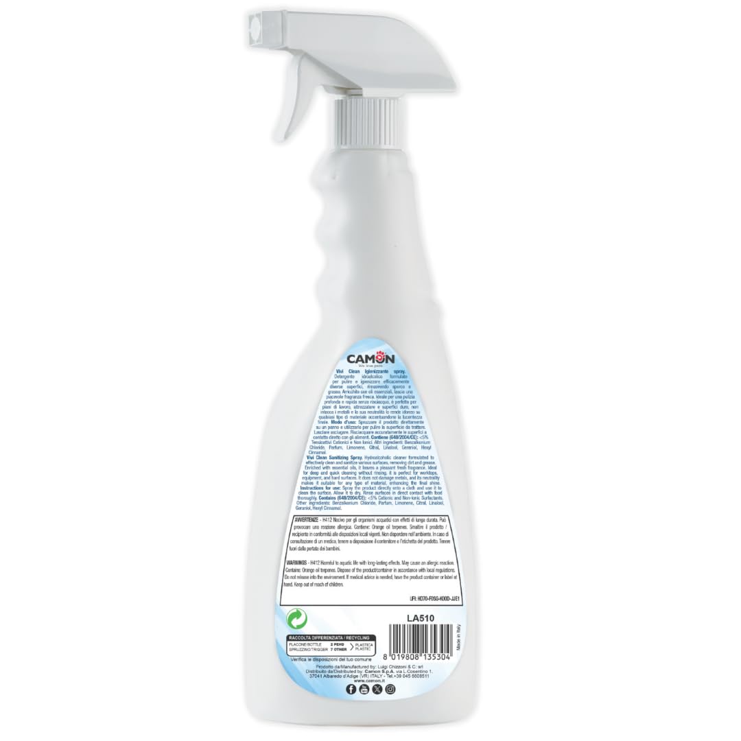 Camon Protection igienizzante spray limone 750 ml superfici