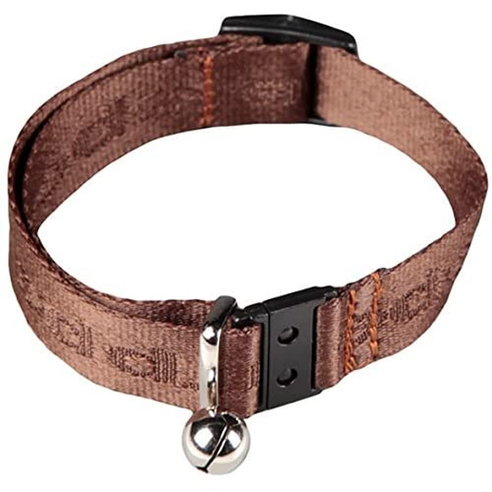 Arppe 230302025004 Sport collare gatto nylon marrone campanello