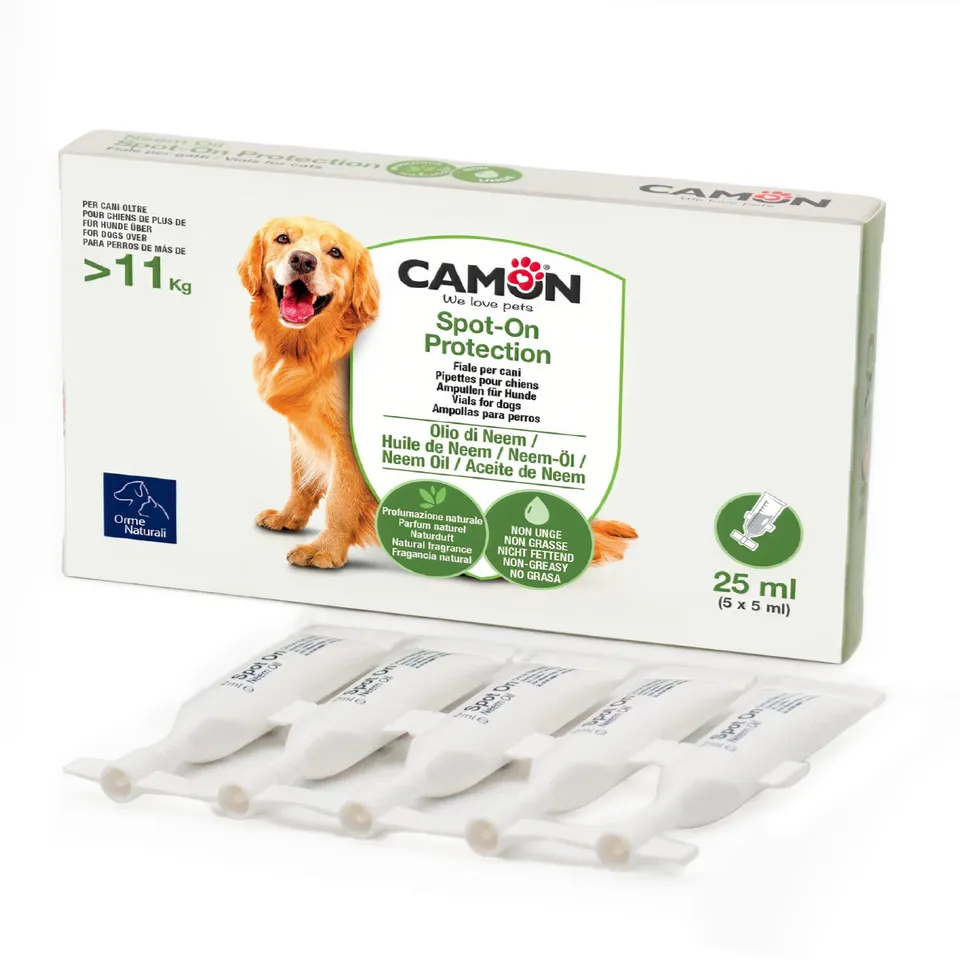 Camon Protection Spot-On fiale cani >11kg 5x5ml olio di neem