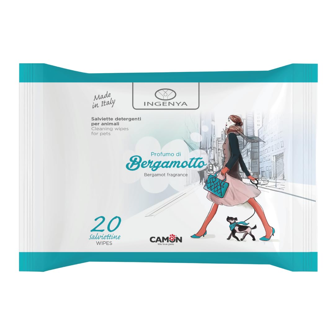 Camon Salviette Cani Gatti Mirto 20pz 17x20 Delicate