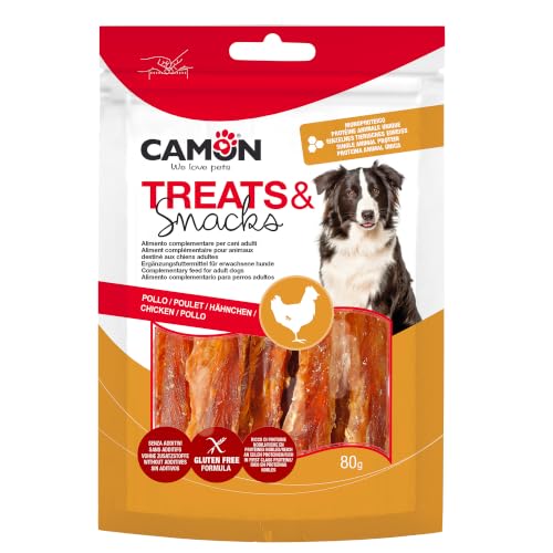 Camon Treats Strisce Pollo Snack Cane 80 g Senza Glutine