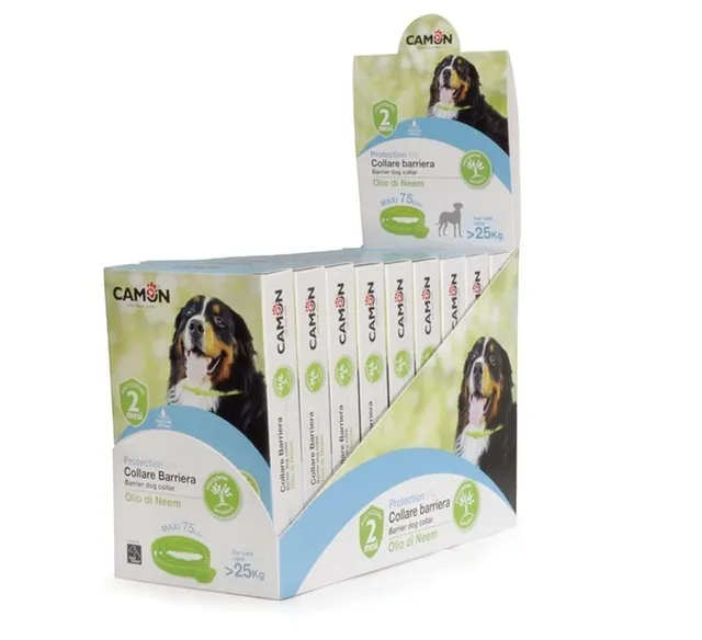 Camon Barriera Collare Olio di Neem Grande 3 Pezzi 75 cm