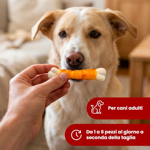 Camon Treats Snack Ossicini Pollo Cani Adulti Maxi 300 g