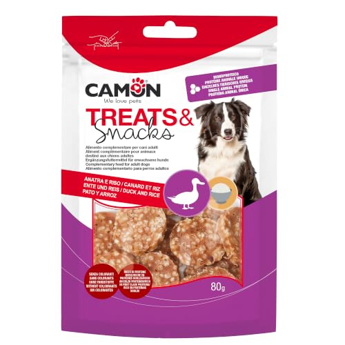 Camon Treats Snacks monetine anatra riso 80 g cane