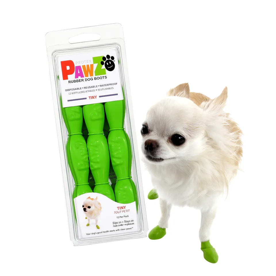 PawZ Rubber Dog Boots scarpette cane 12 pz colori classici