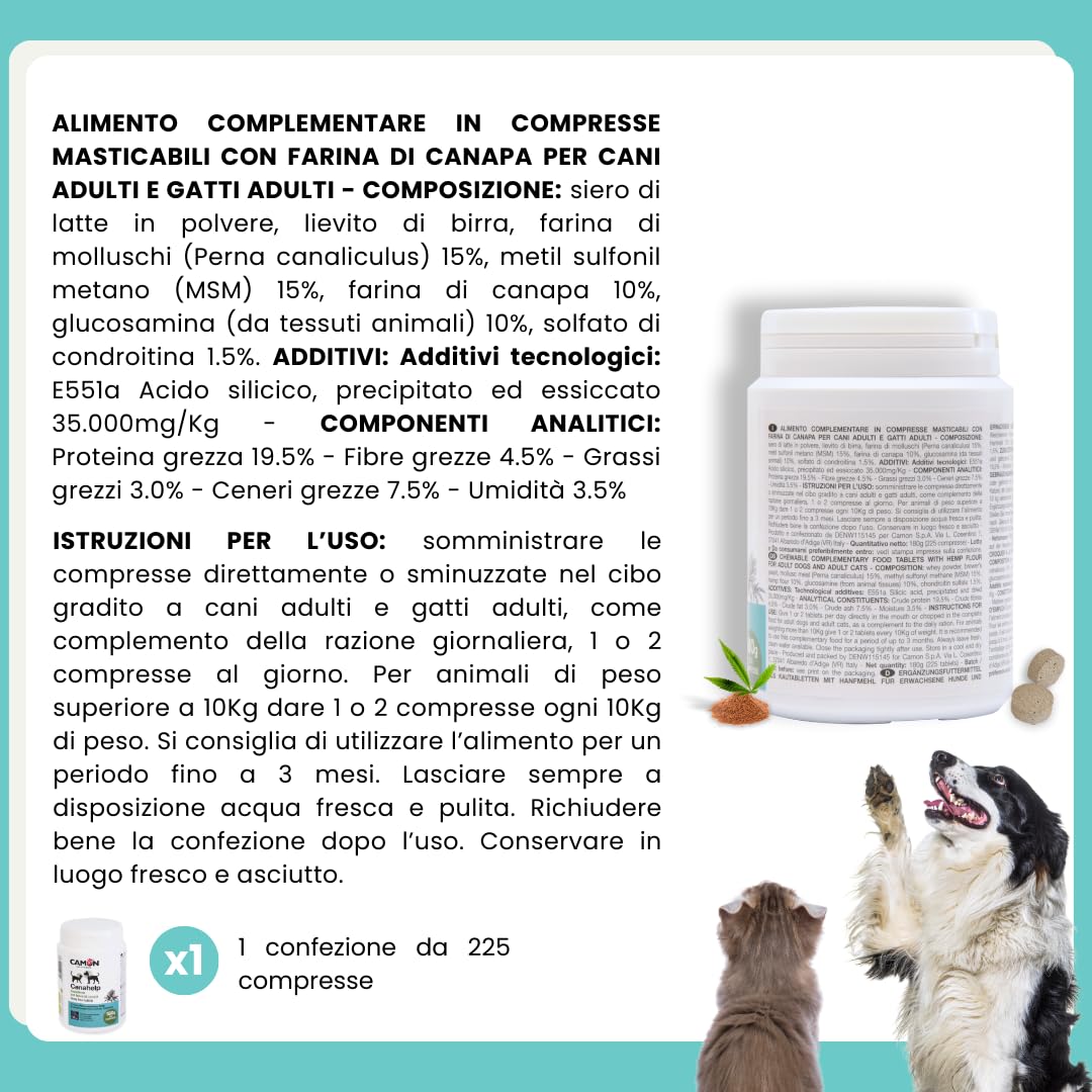 Camon Canahelp Integratore 225 Compresse Articolazioni