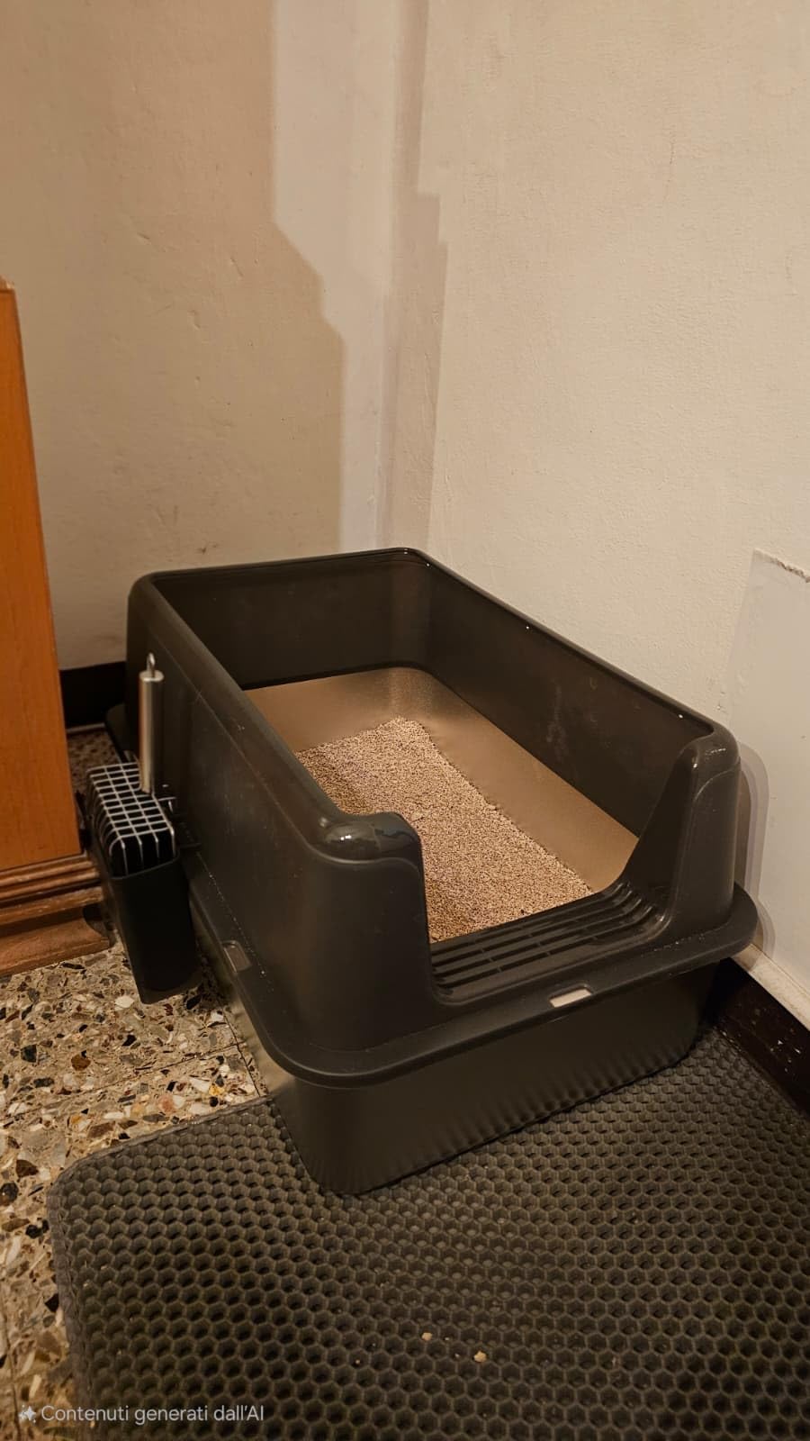 Marchul lettiera chiusa acciaio inox ingresso frontale con paletta