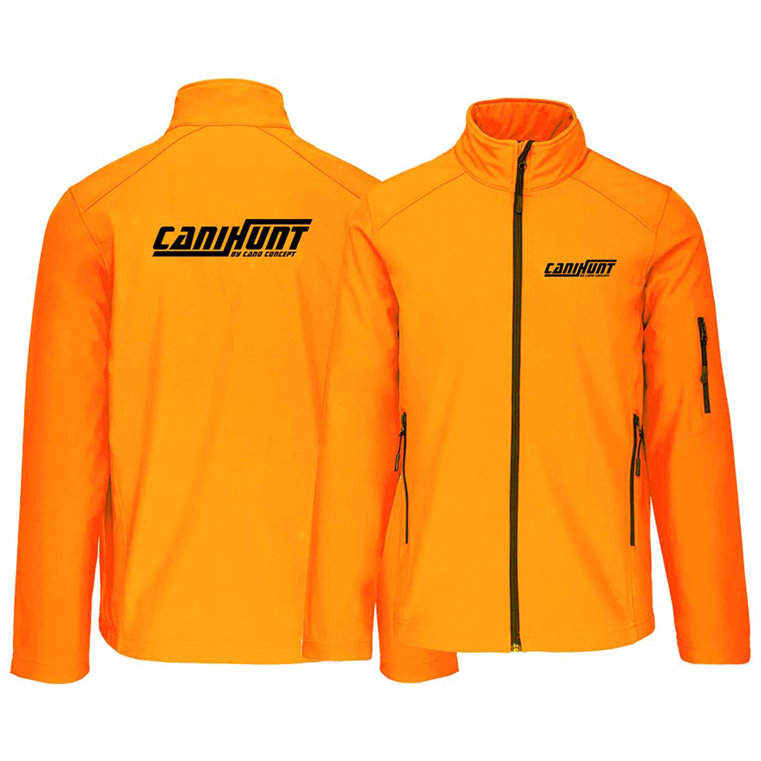 Canihunt Softshell giacca uomo impermeabile arancione