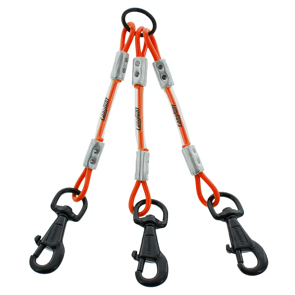 Canihunt X-Treme Sdoppiatore Cavo Arancione 25 cm