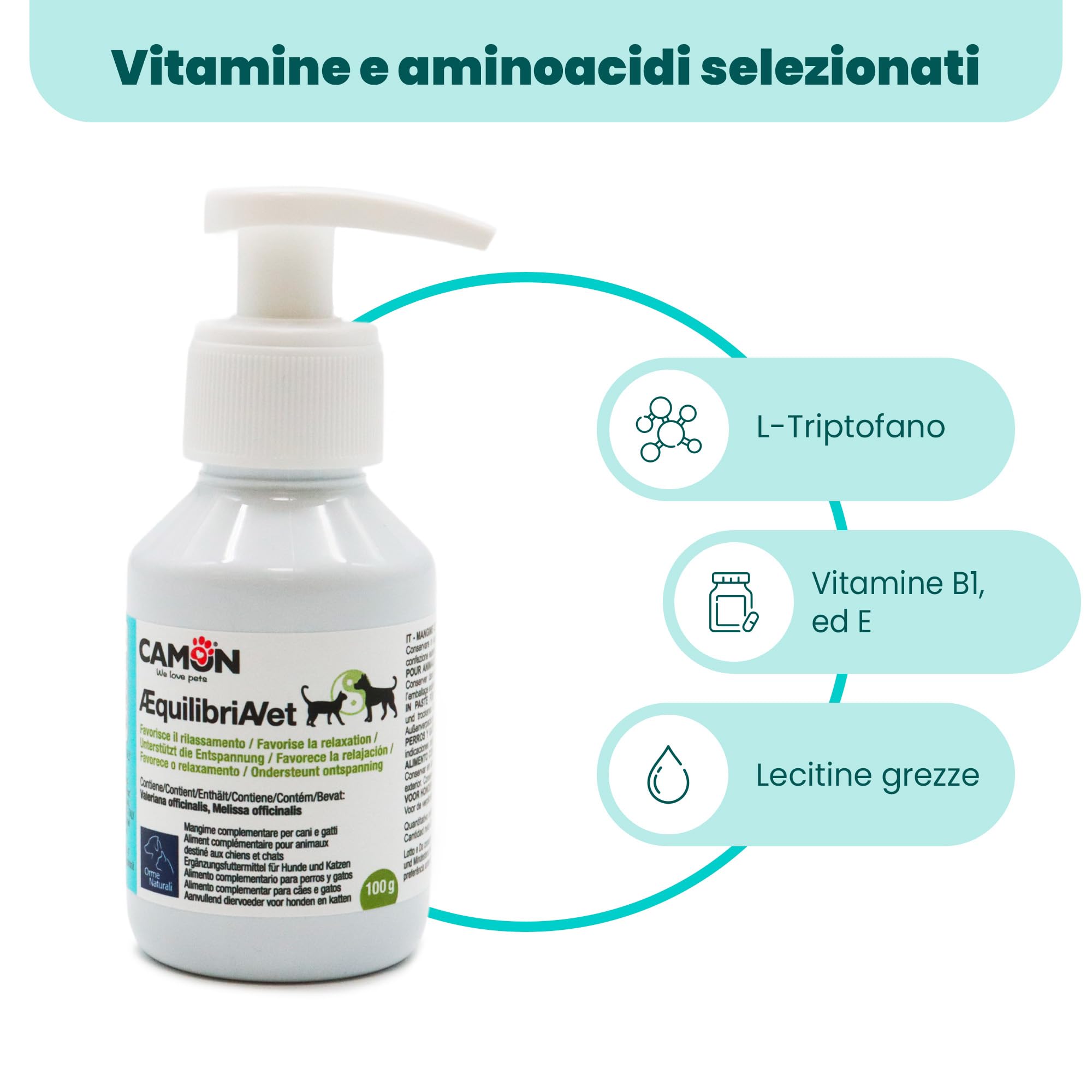 Camon Protection Aequilibriavet sospensione orale 100 g rilassante