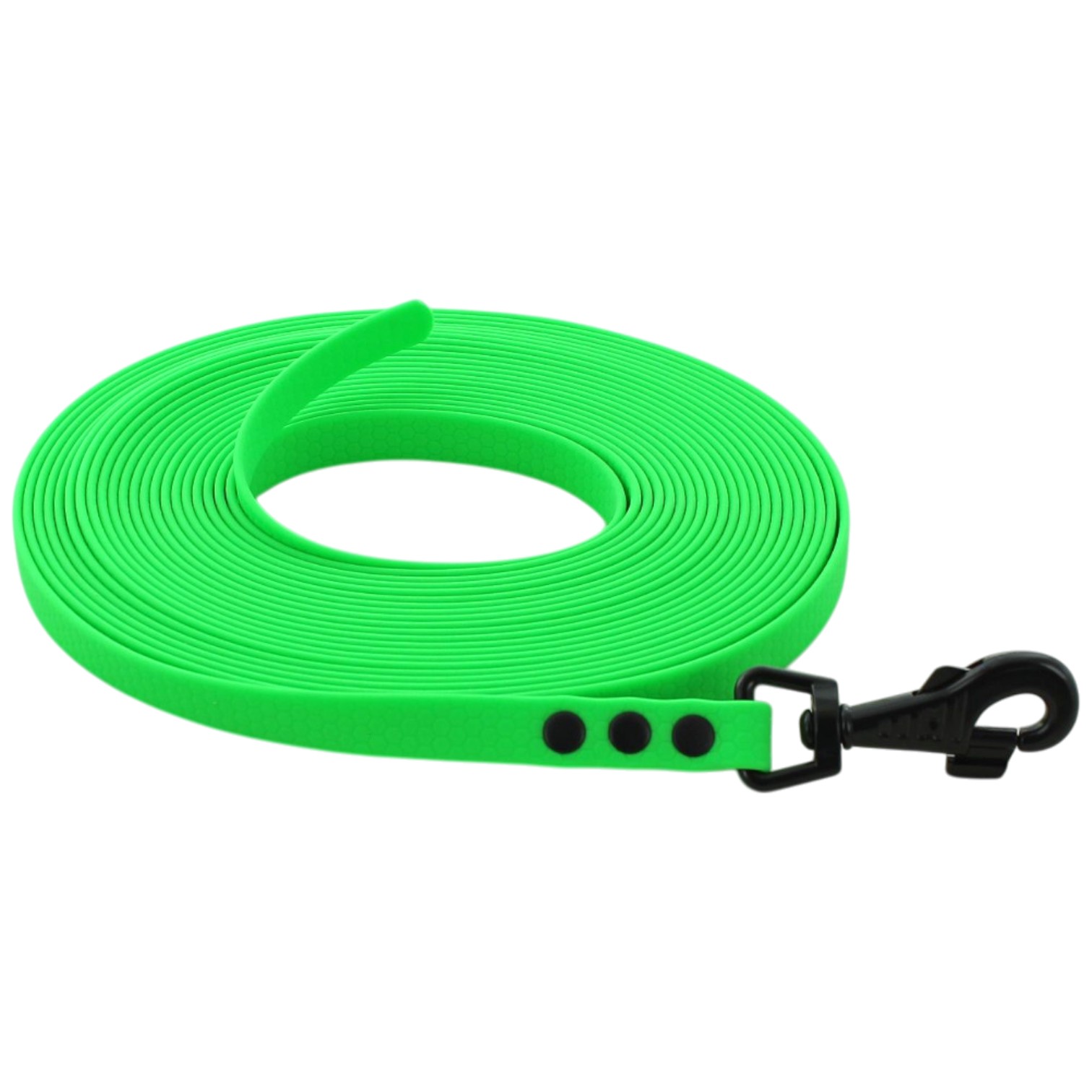 Canihunt Hexa Lunghina Cane 16 mm Impermeabile con Moschettone