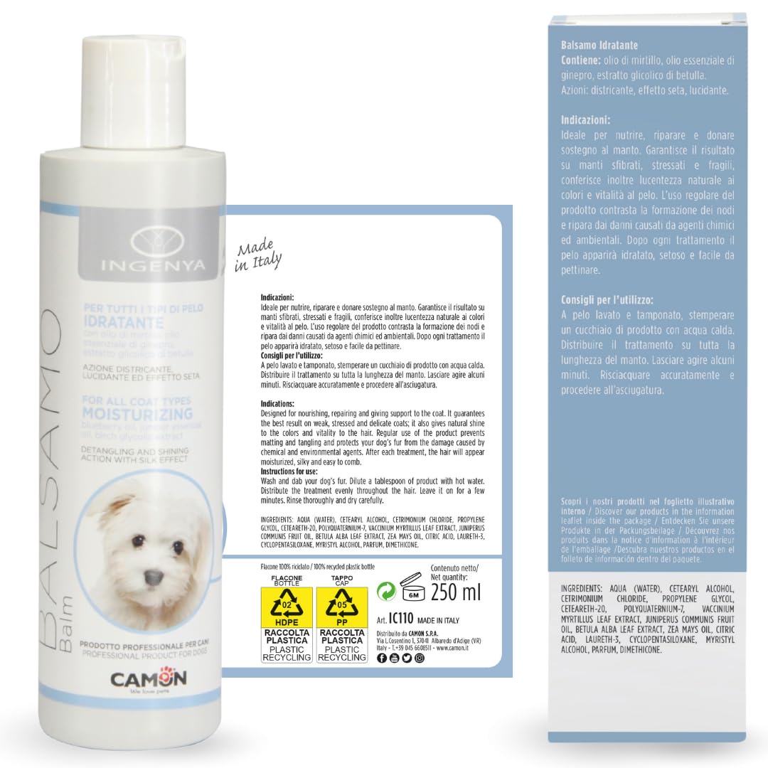 Camon Balsamo Idratante Districante Cani 250 ml