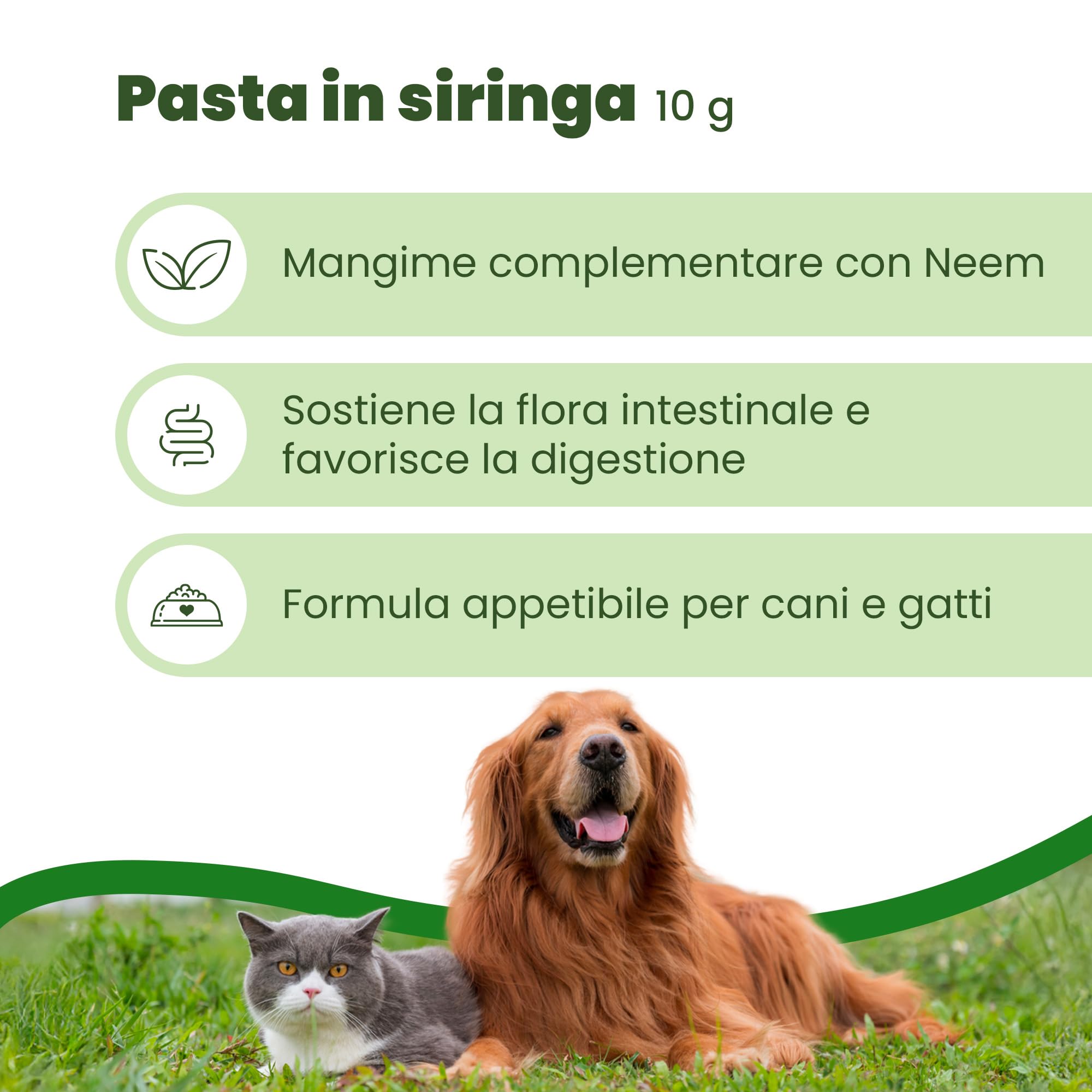 Camon Neemstop pasta per cani e gatti 10 g digestione