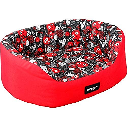 Arppe Culla Ovale Skull 283004545544 cuccia 45x45 cm