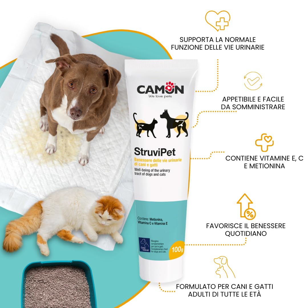 Camon StruviPet Pasta Vie Urinarie Cani e Gatti 100 g