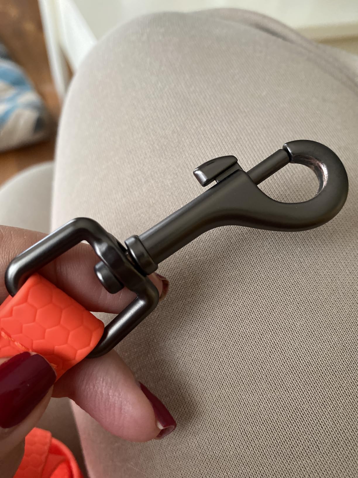 Looxmeer Guinzaglio Addestramento cane nero in nylon