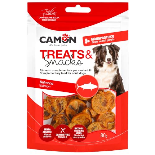 Camon Protection Treats & Snacks Monetine salmone snack cani 80 g