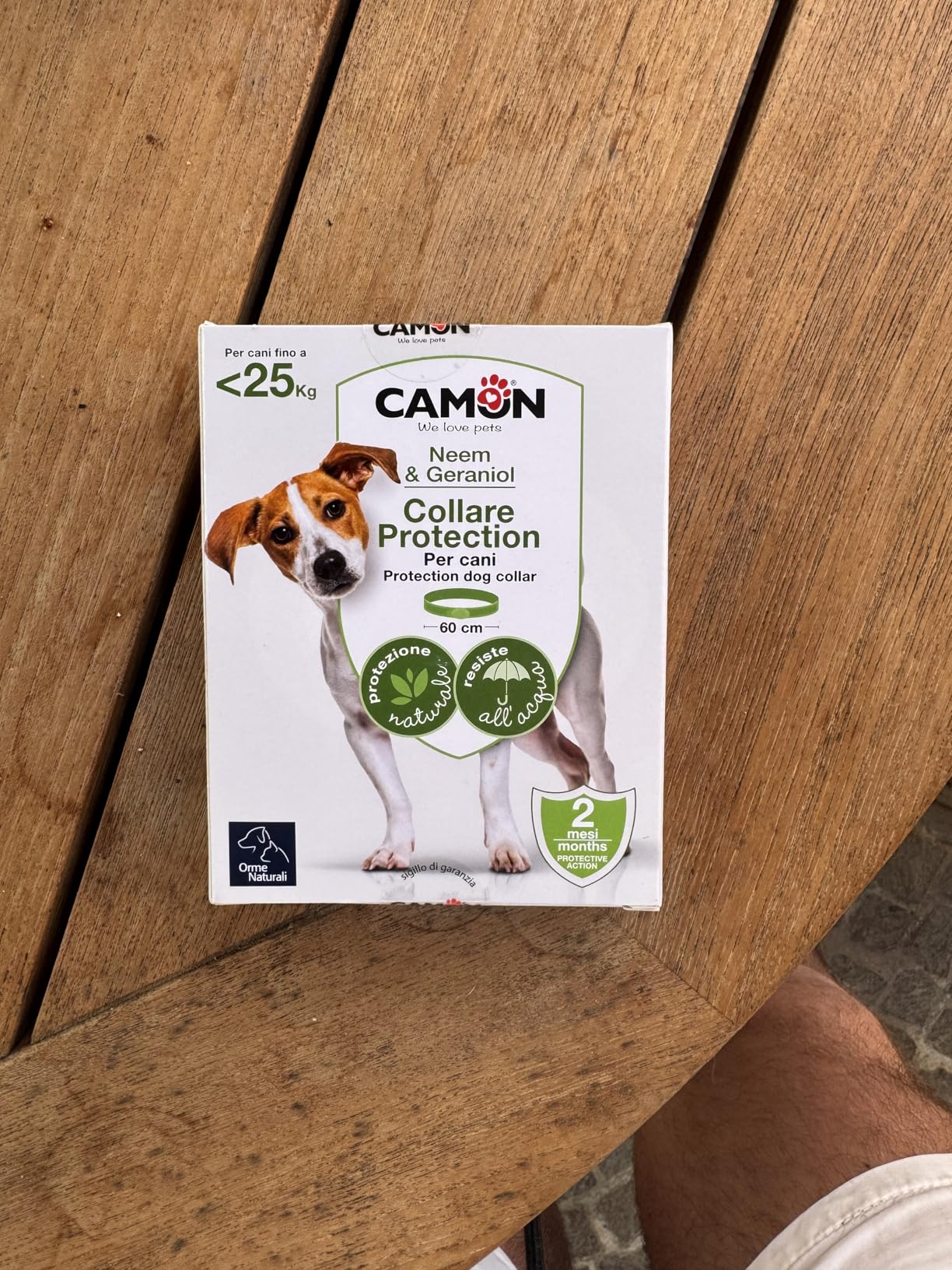 Camon Protection Barriera Collare per Cane Neem 60 cm