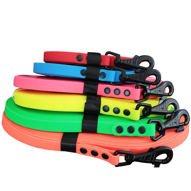 Canihunt Hexa Lunghina Cane 16 mm Impermeabile con Moschettone