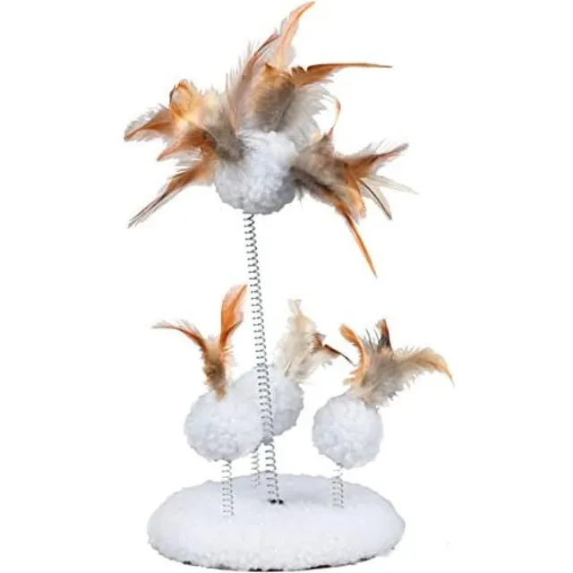 Arppe 3045102000 giocattolo gatto piume uccello
