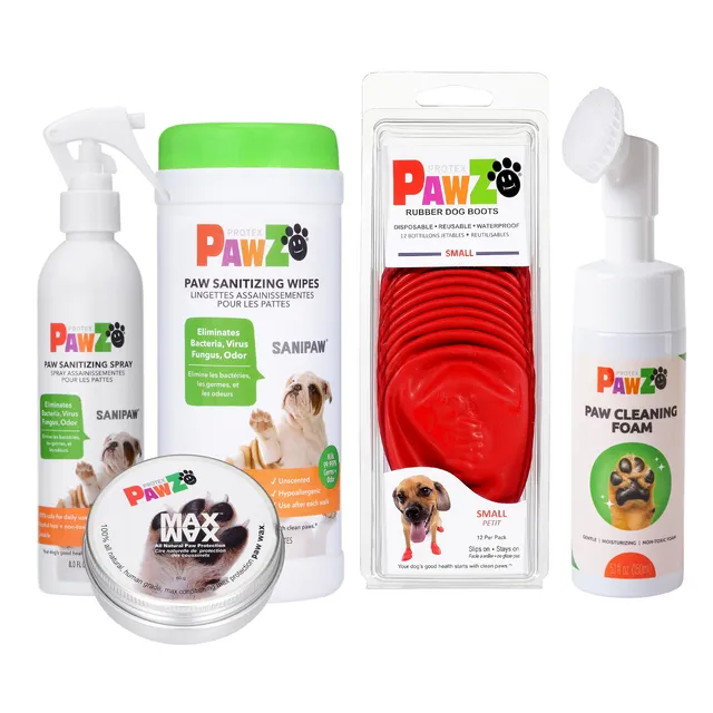 PawZ Full Routine Kit completo zampe scarpette+cura 5 pz