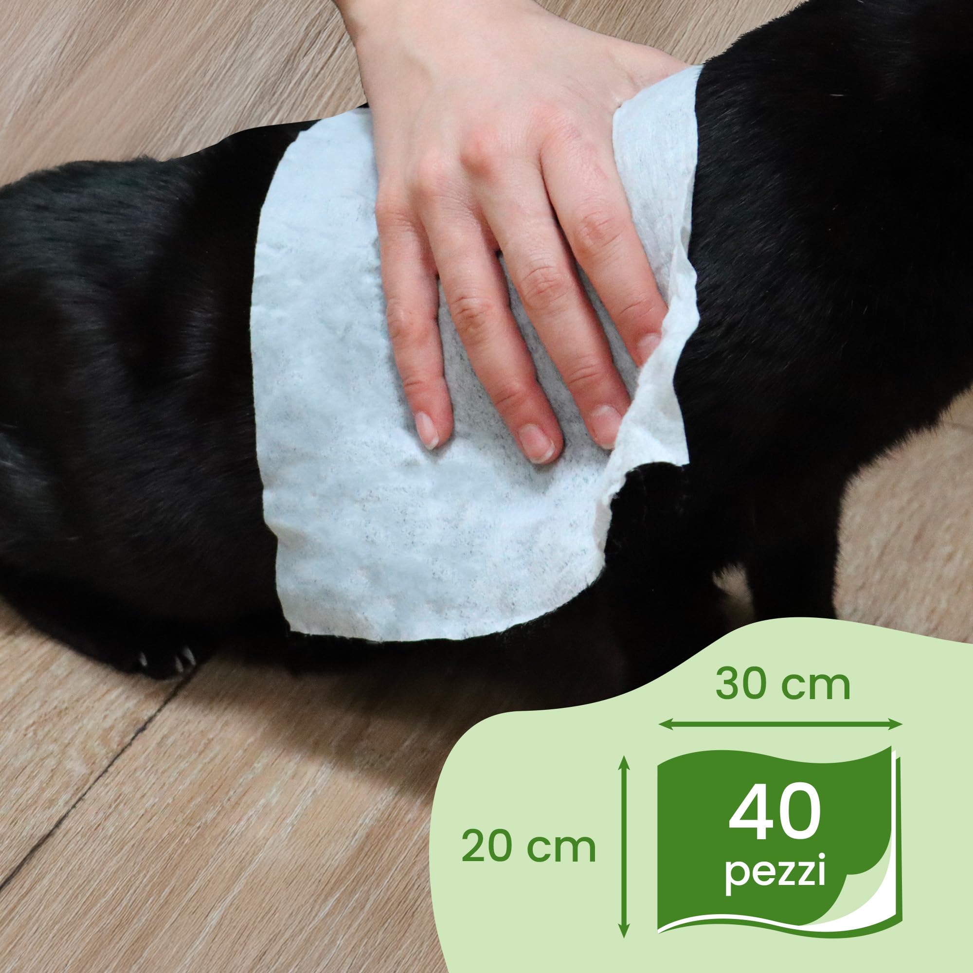 Camon salviette detergenti cani e gatti neem 40 pezzi