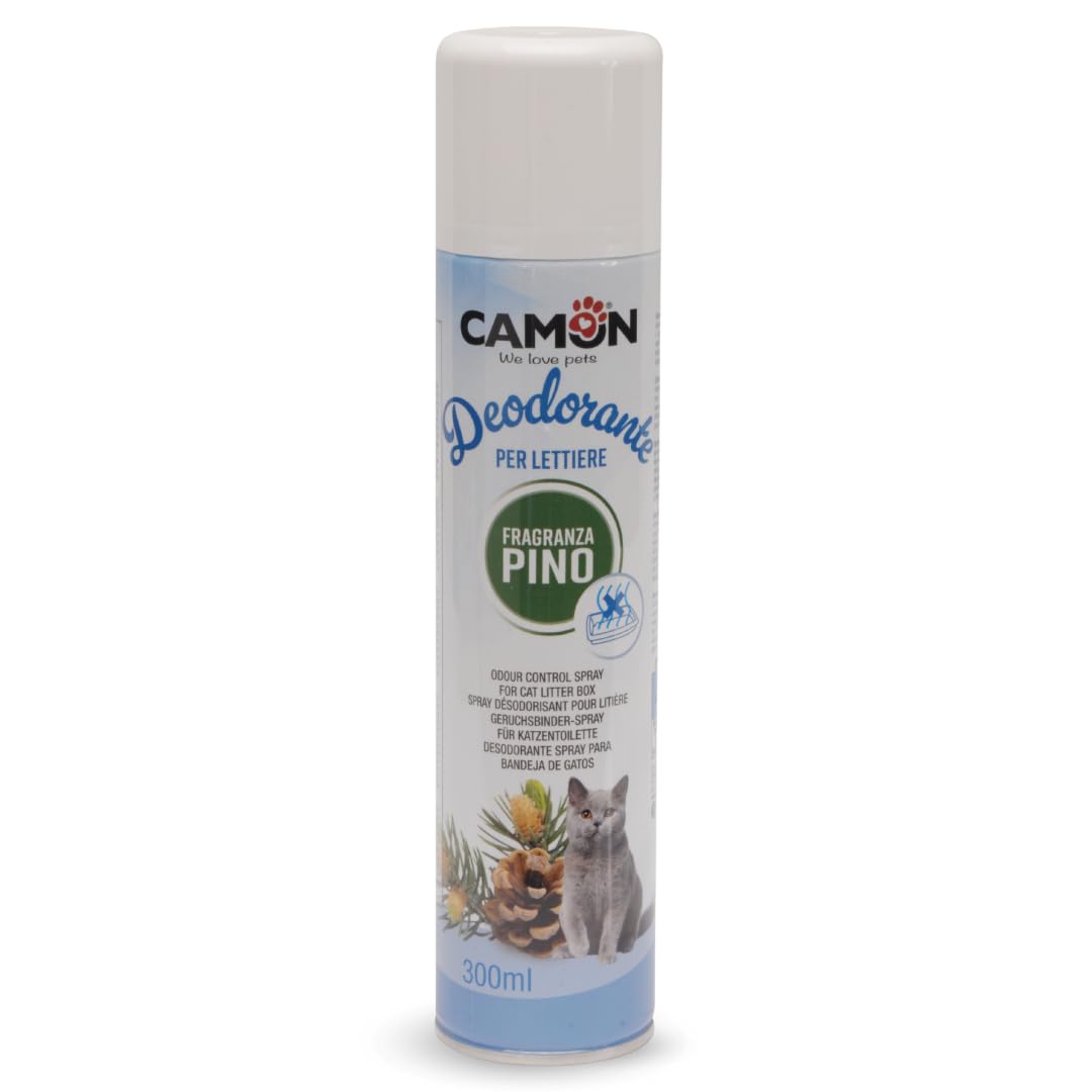 Camon Deodorante Spray al Talco 300ml per Cani e Gatti