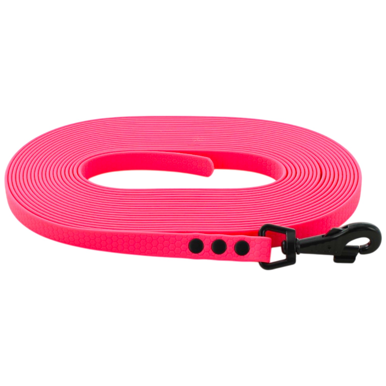 Canihunt Hexa Lunghina Cane 16 mm Impermeabile con Moschettone