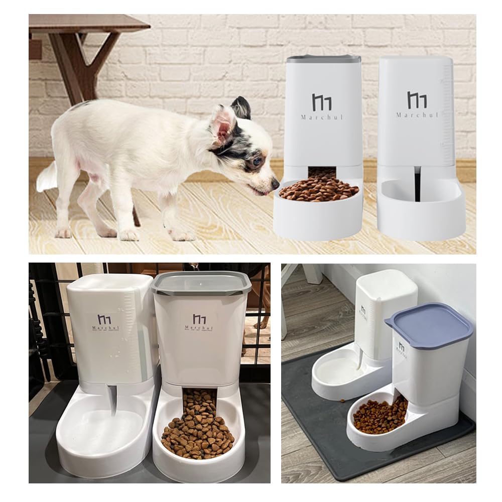 Marchul set distributore cibo e acqua 2,1 kg tappetino
