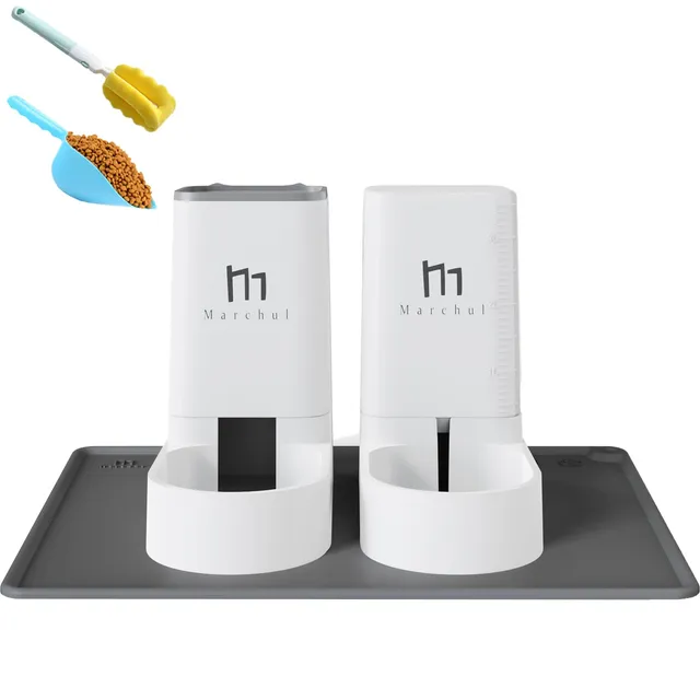 Marchul set distributore cibo e acqua 2,1 kg tappetino