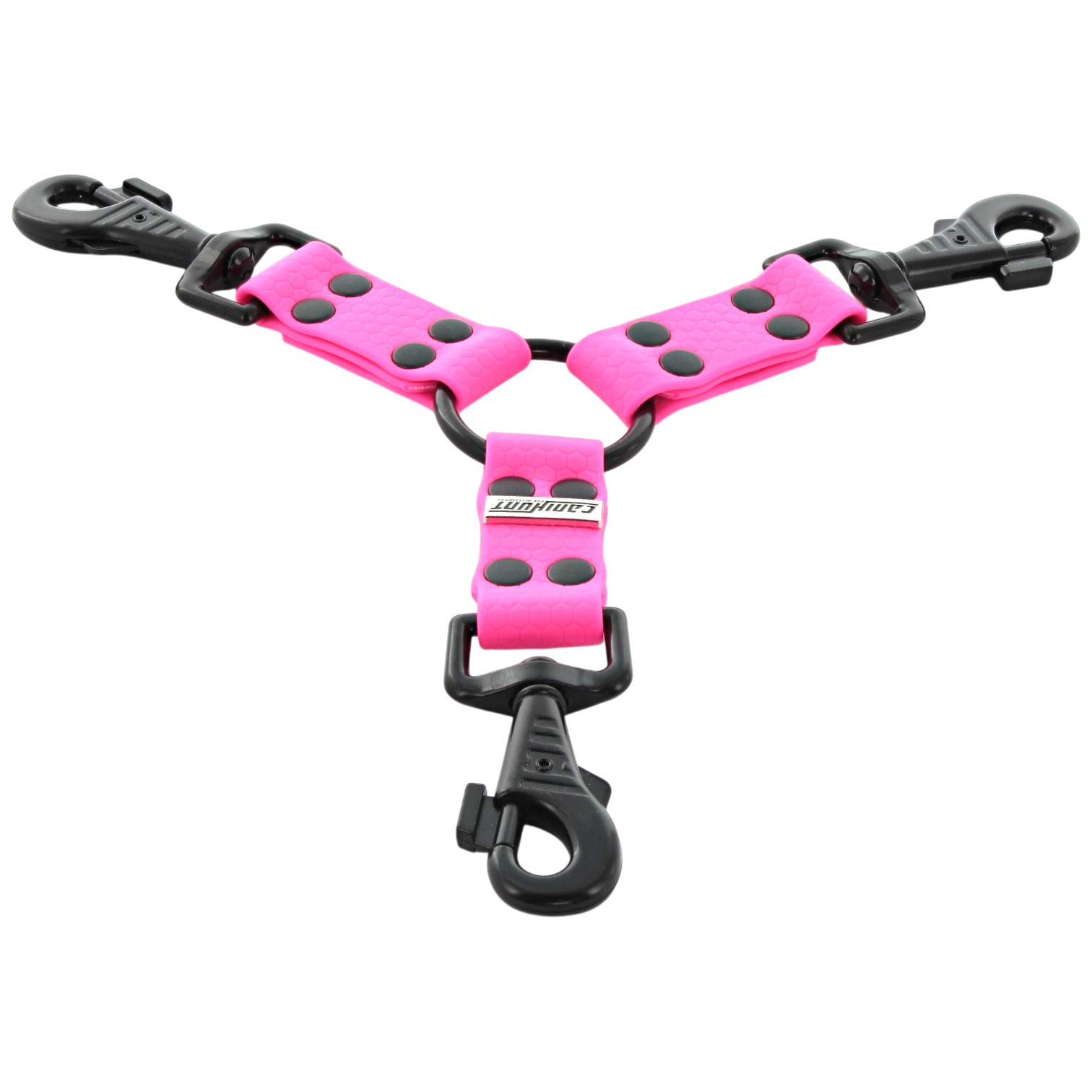 Canihunt Hexa divisore per 3 cani corto 15 cm