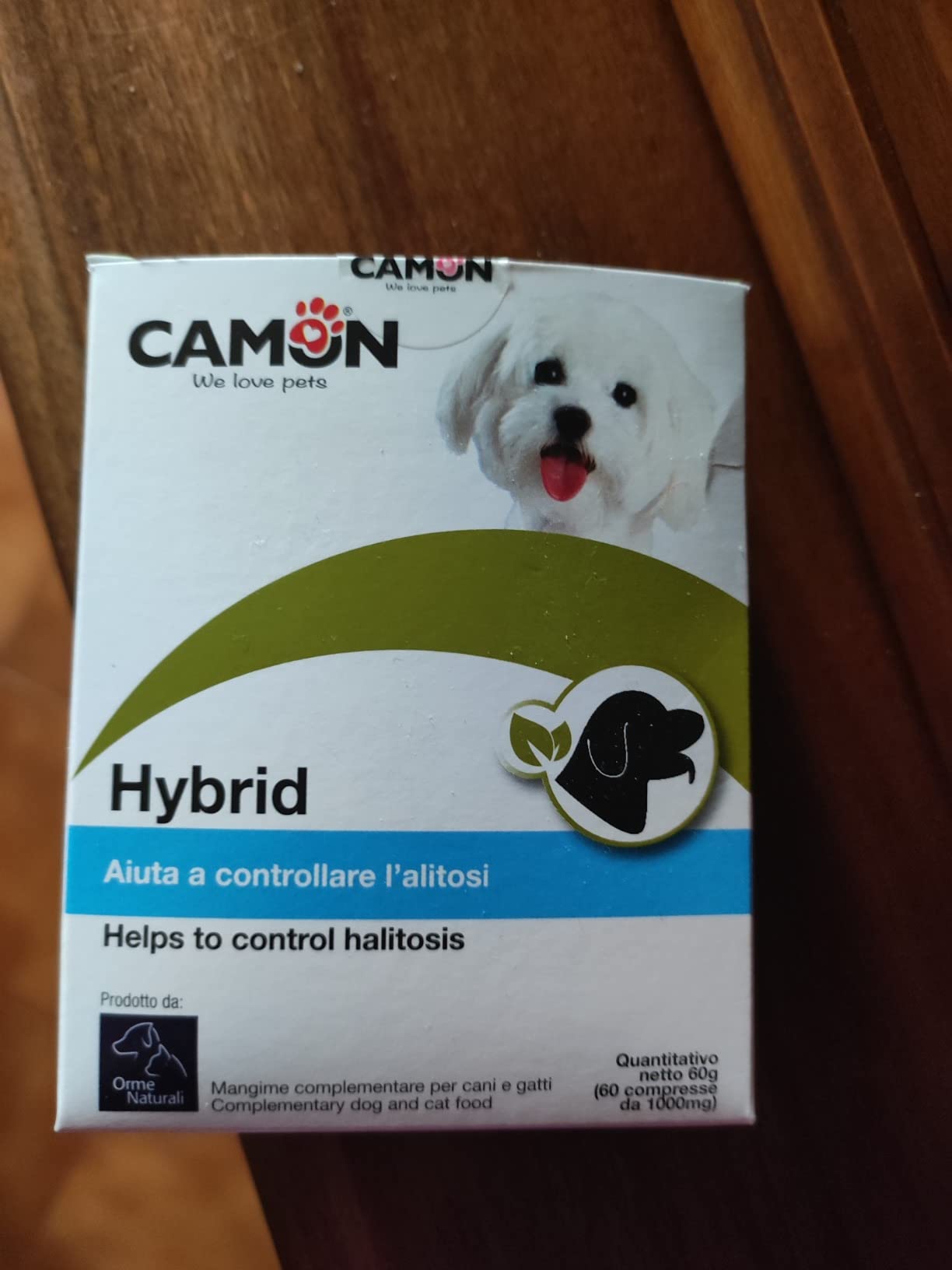 Camon Hybrid compresse per cani e gatti 60 pz alitosi