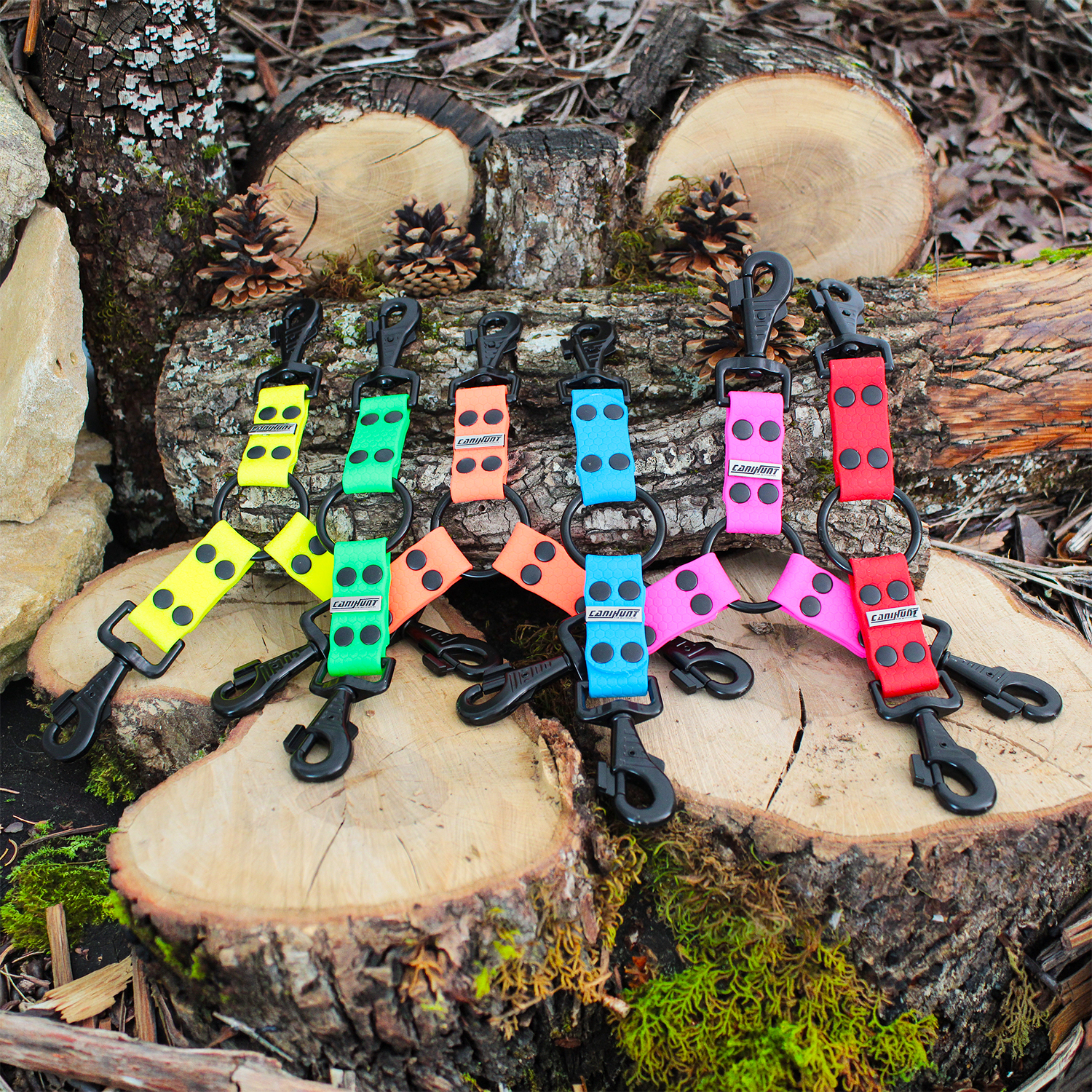 Canihunt Hexa divisore per 3 cani corto 15 cm