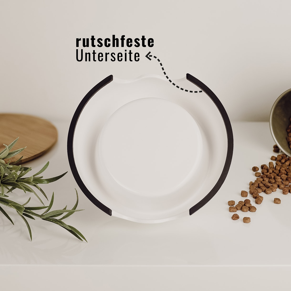 Ne&No Dinner for One ciotole cane gatto set 2 pezzi antiscivolo