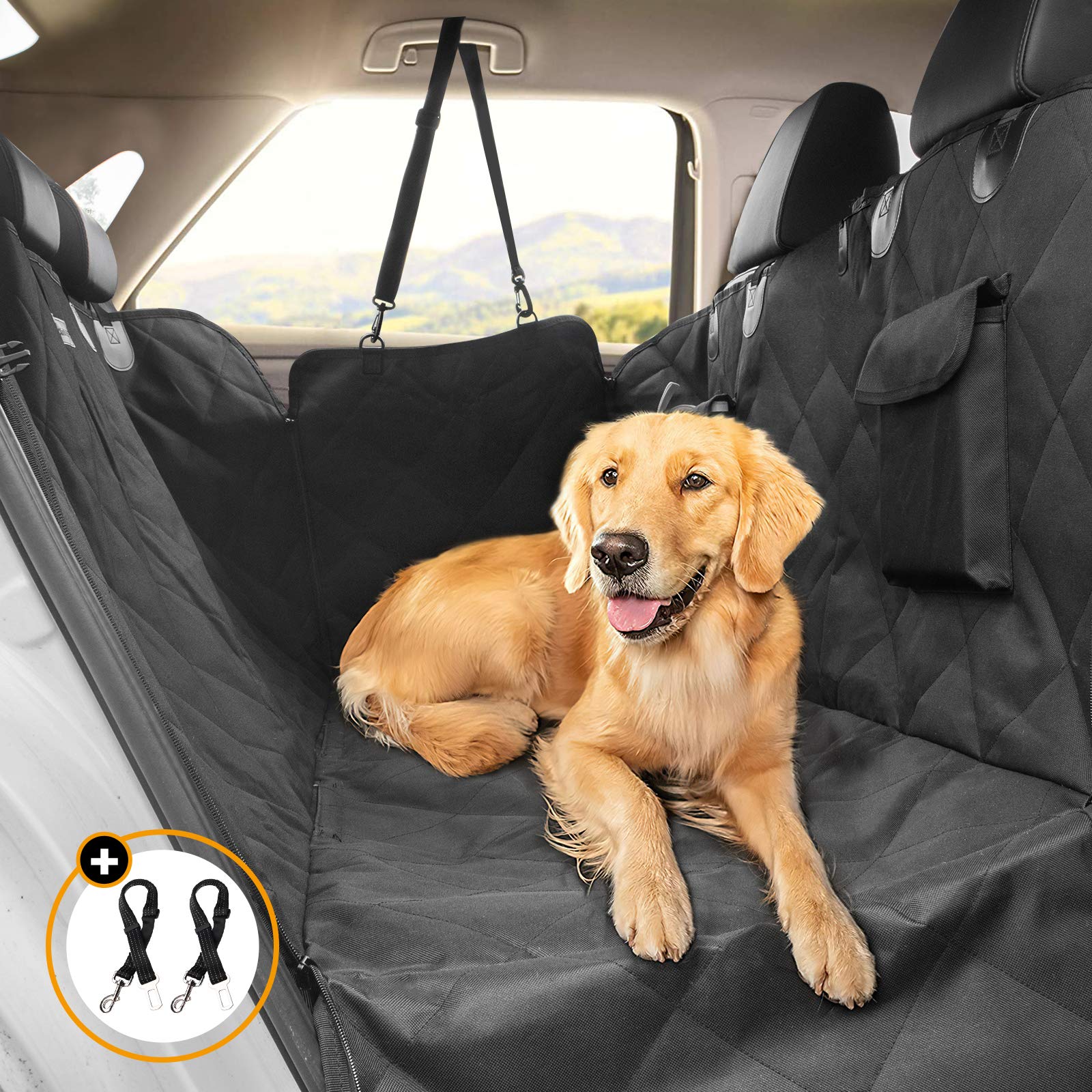 Looxmeer coprisedile auto per cani 147x137 cm impermeabile