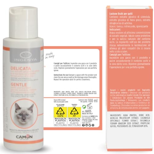 Camon Lozione Occhi Gatto Lenitiva 100ml Vegetale