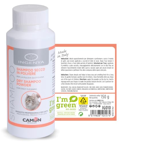 Camon Polvere Pulente Shampoo Secco Gatti 150 g Sgrassante