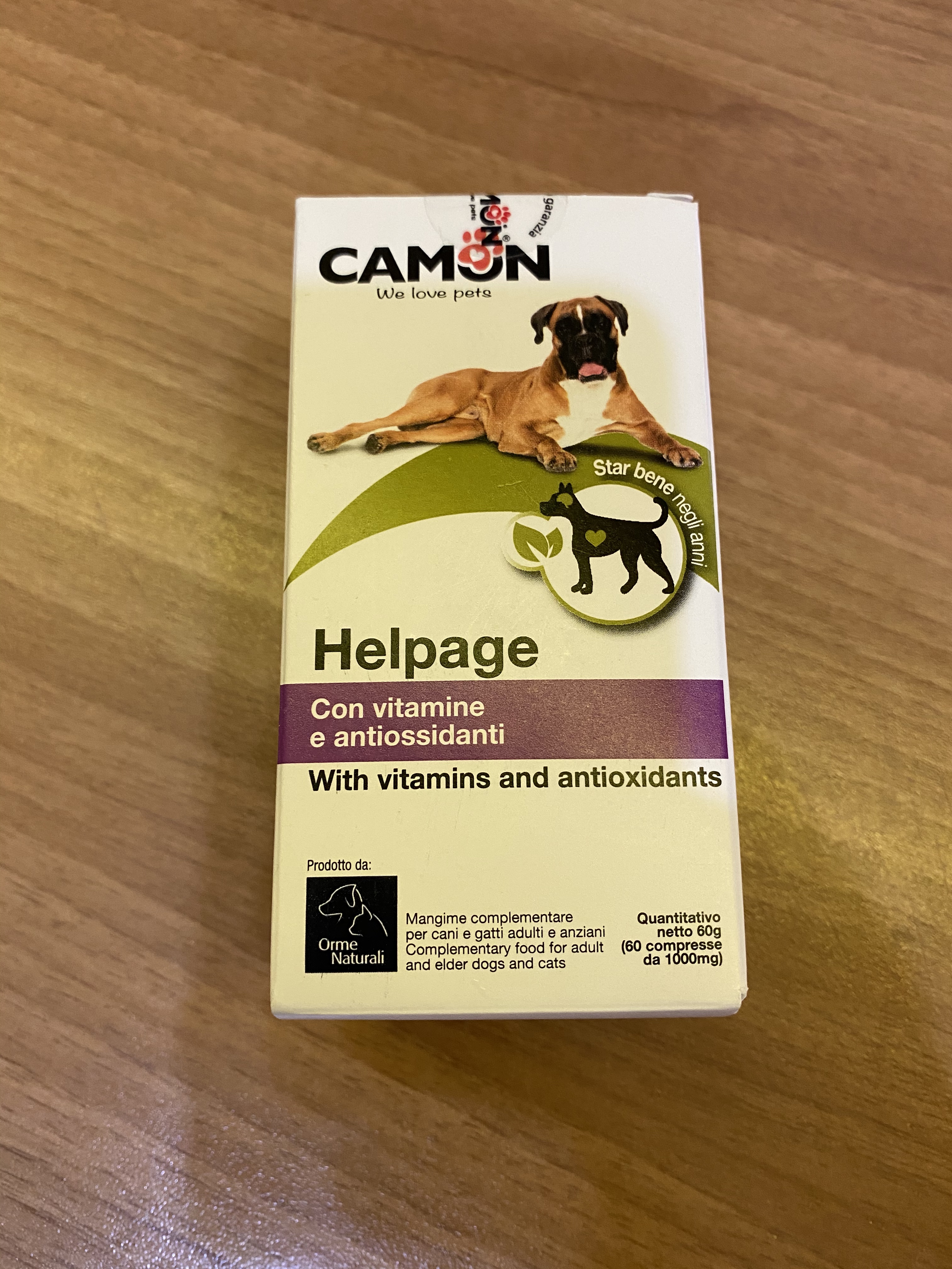 Camon HelpAge Vet integratore cani 60 compresse neutro