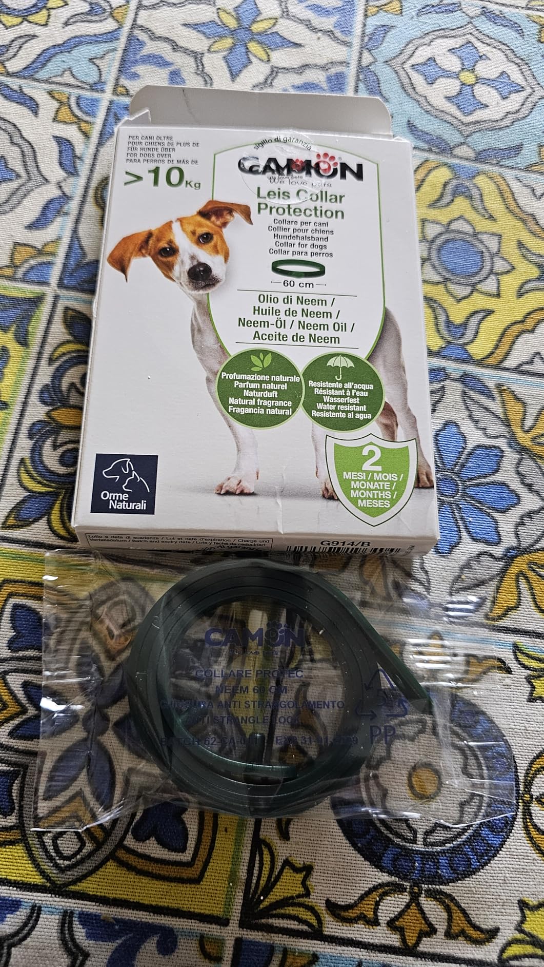 Camon salviette detergenti cani e gatti neem 40 pezzi