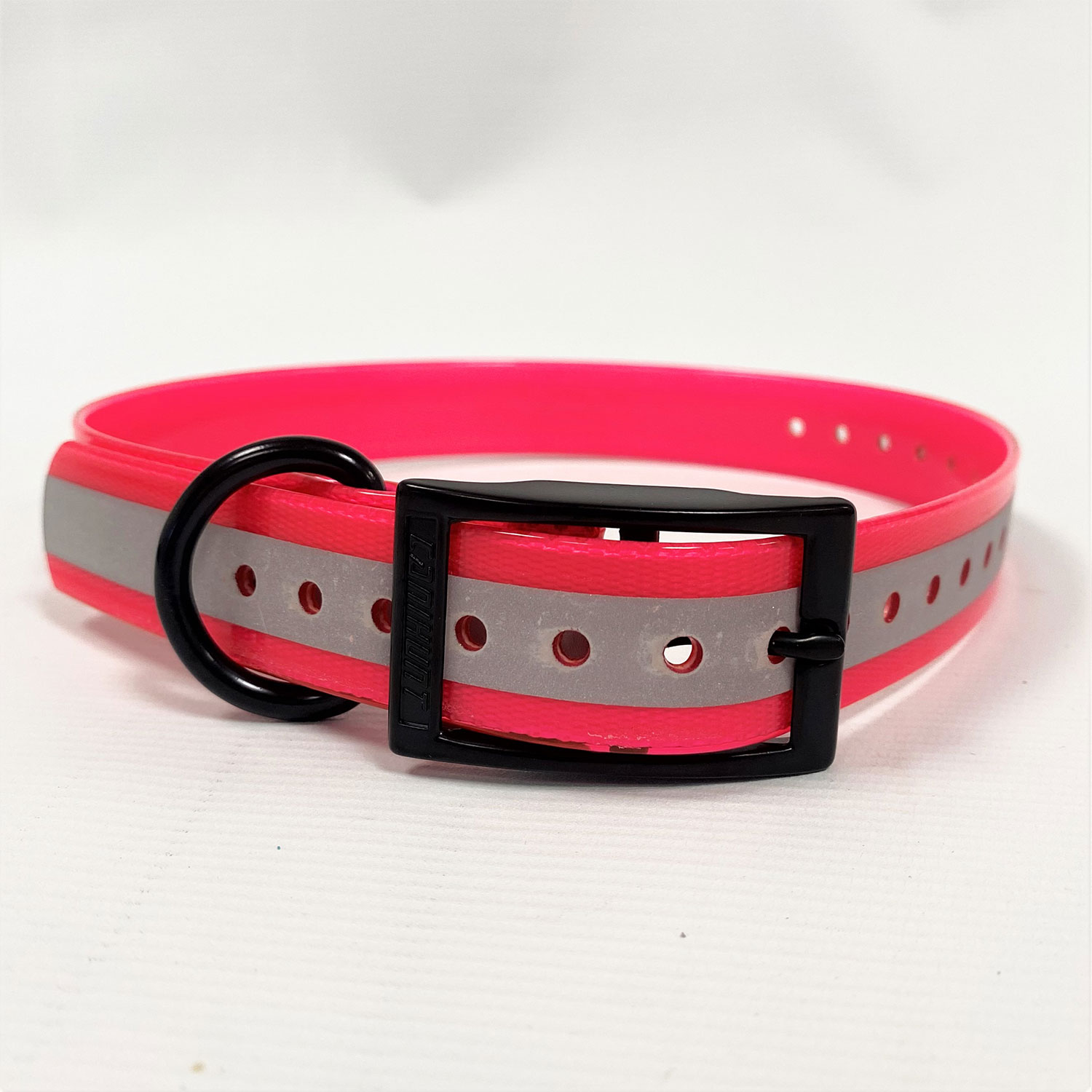 Canihunt X-Treme collare cane catarifrangente rosa usato