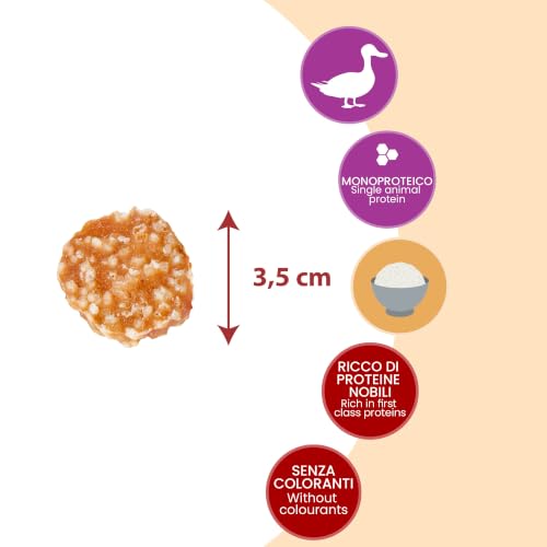 Camon Treats Snacks monetine anatra riso 80 g cane