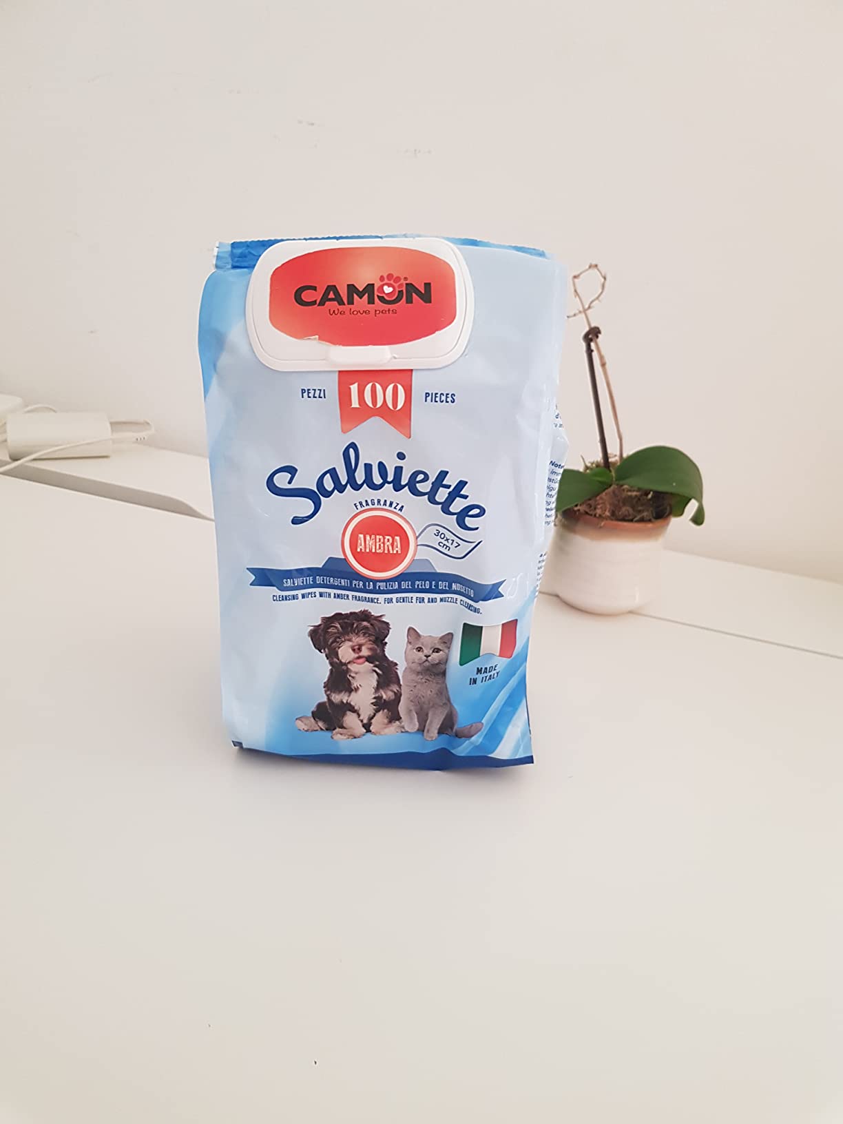 Camon Protection Salviette Detergenti Latte e Miele 100 Pezzi