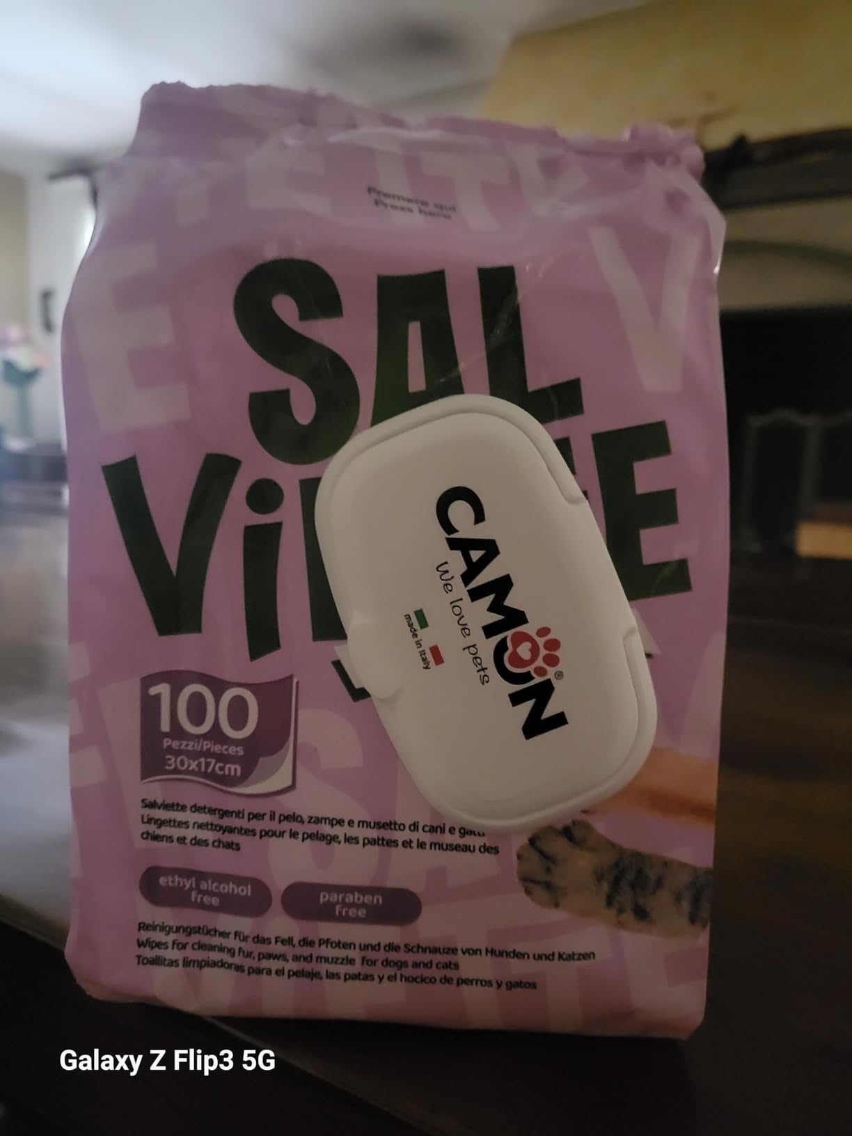Camon Protection Salviette Detergenti Latte e Miele 100 Pezzi